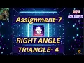 Right Angle Triangle-4 Assignmnet-7 CCBP NxtWave CCBP 4 0 Telugu Python Coding Python