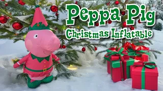 Peppa Pig Christmas Inflatable By Gemmy  Peppa Pig Christmas Inflatable By Gemmy
