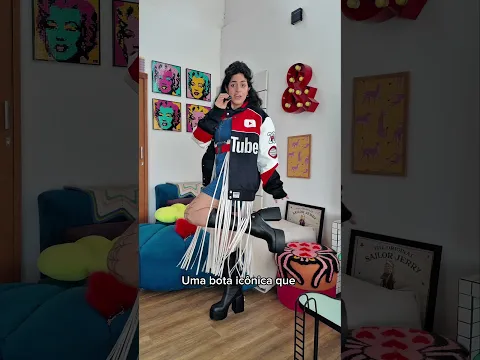 Fiz um look com o presente de 20 anos do YouTube