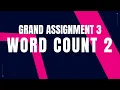 Python Program to Find Word Frequency in a Sentence Word count 2 Grand Assignment 3 CCBP 4 0