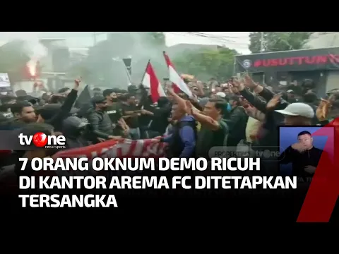 Tujuh Orang Ditetapkan sebagai Tersangka dalam Insiden Kerusuhan di Kantor Arema FC