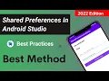 Shared Preferences in android Save and Read variables sharedpreferences in android studio