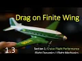 S1 V3 Drag on finite wing Flight Dynamics Flight Mechanics