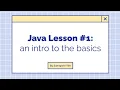 HSC Java Lesson The Basics - Classes Objects Primitives Methods Errors