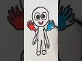 How to draw Yellow from Rainbow friends