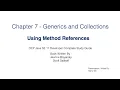 Method References JavaCertification 1Z0-819