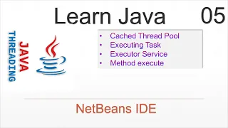 Execute Tasks via Cached Thread Pool and ExecutorService Java Threads Tutorial
