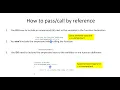 Lecture 9 More about C Functions Overloading and Pass by Reference