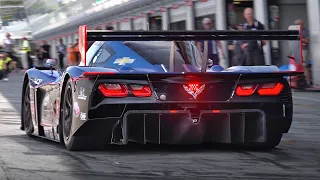 Onboard the Chevy's 5.5L V8 powered Corvette C7.R Daytona Prototype at Monza! *Sounds Incredible*