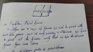 Paint House Dynamic Programming Paper code