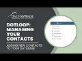 Dotloop Managing Your Contacts
