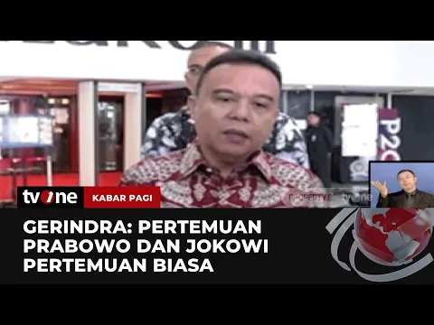 Ketua Harian DPP Gerindra soal Pertemuan Prabowo dan Jokowi: Pertemuan Biasa