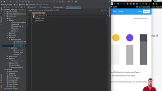 Dev Environment Ionic Theming css selectors