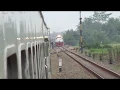 Lagu Kereta Api Putri Deli Bersilang Dengan KA Sribilah Di Stasiun Rampah
