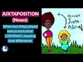 What is Juxtaposition Cartoon Definition and Examples
