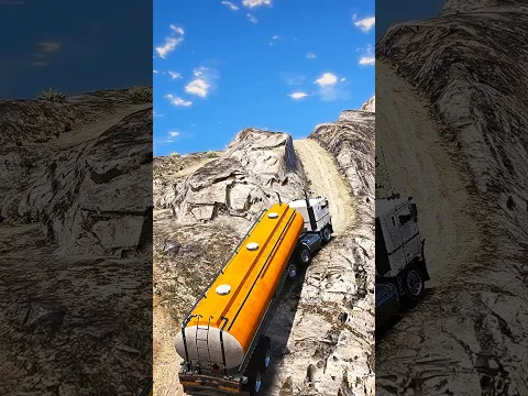 si subimos la montaña mas alta con un tráiler #gta #gta5