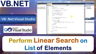 P32 Console Application to perform Linear Search on a List of Elements VB Net