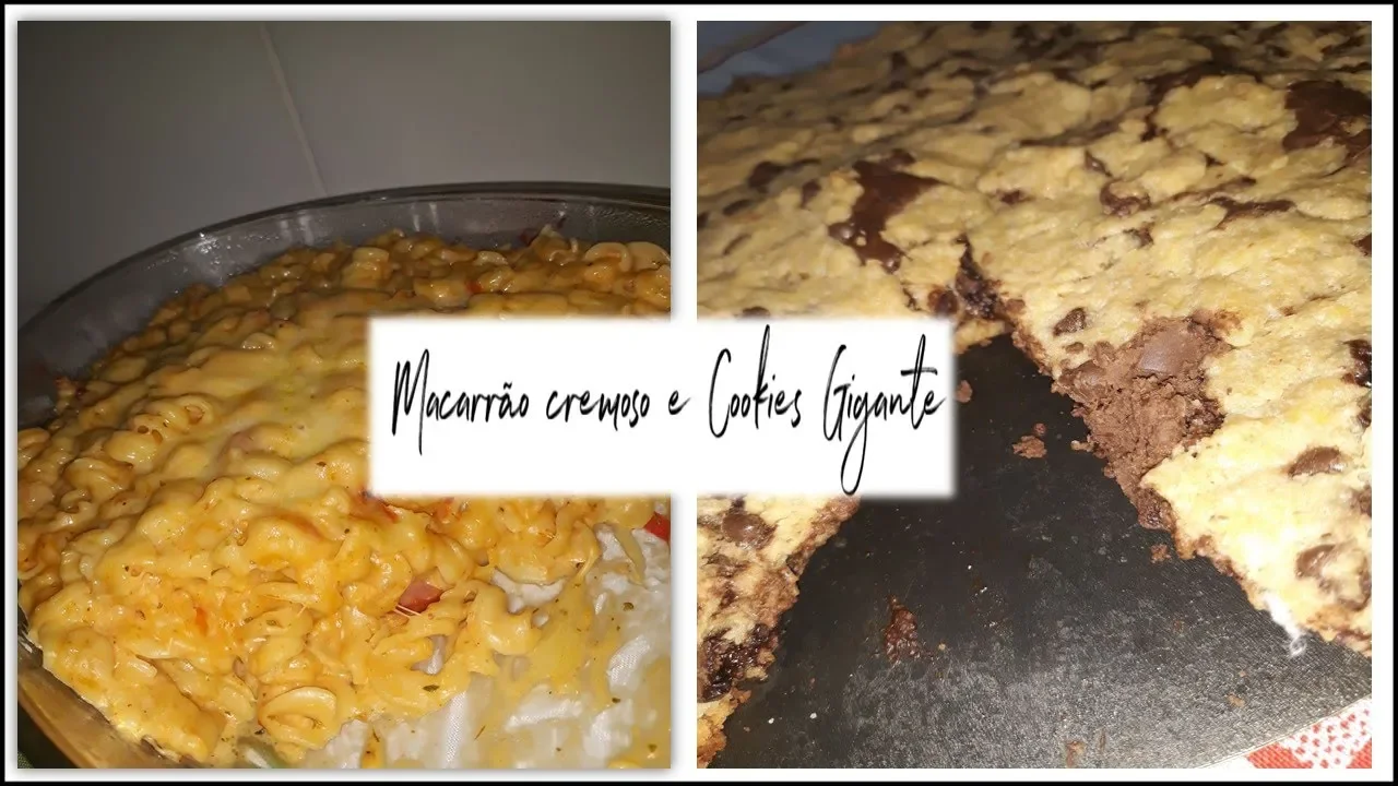 MACARRÃO NA PANELA DE PRESSÃO + COOKIES GIGANTE! (RECEITA SIMPLES) LOYANE OLIVEIRA