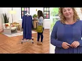 LOGO by Lori Goldstein Cotton Modal Tiered Dress on QVC