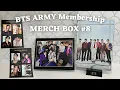 BTS MERCH BOX ARMY Membership Merch Pack UNBOXING ASMR 4K