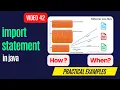 import statement in java in hindi how to use import statement in java