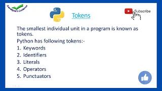 Literals in Python Numeric Literals Boolean Literals Special Literal None