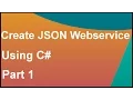 create json web service using c asp net part1