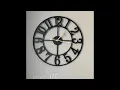 LEIKE Large Wall Clock 18 5 Silent Non-Ticking Battery Operated Oversized Decorative Retro Blac