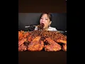 Download Lagu black bean noodles with chicken lollipop #mukbang #mgfoodandmukbang #indianfood