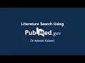 Lagu Literature Search using Pubmed