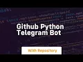 github python telegram bot
