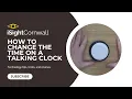 How to Change the Time on a Talking Clock