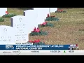 Riemann Family Funeral Home laying wreaths to honor fallen at Biloxi National Cemetery