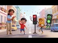 🚦 Twinkle Twinkle Traffic Light | Red Stop, Yellow Slow, Green Go | Kids Learning Song