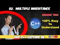 02 Multiple Inheritance OOP C Lecture 06 URDU HINDI