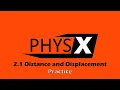 2 1 Distance and Displacement Practice