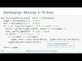 Reed-Solomon Python Berlekamp-Massey