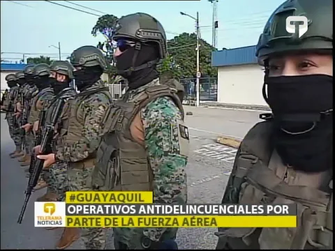 Operativos antidelincuenciales por parte de la fuerza aérea
