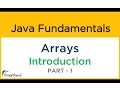 Java ARRAYS Introduction What are Arrays Java Tutorial for Beginners 1