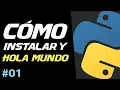 INSTALACION de PYTHON en VISUAL STUDIO y HOLA MUNDO Curso de Python Basico