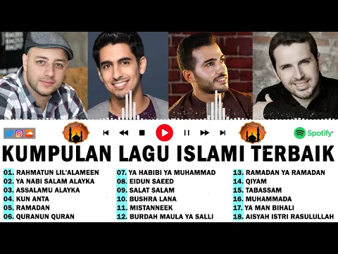 Download MP3 Mohamed Tarek, Maher Zain, Mesut Kurtis, Humood Alkhudher 🍁 Kumpulan Lagu Islami Terbaik Populer