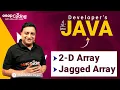 2-D Array in Java Jagged Array 3-D Array Java Matrix Java for Developers
