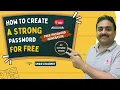 Generate UNBREAKABLE Passwords in Seconds with Free Password Generator