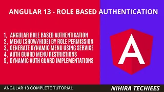 Angular Role based Authentication - dynamic menu creation