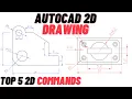 AutoCAD Basic 2D Drawing HINDI Complete Tutorial Series Top 5 Basic 2D Commands Level 8