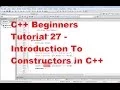 C Tutorial for Beginners 27 - Introduction To Constructors in C