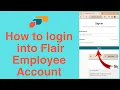 How to login into Flair Employee Account Online