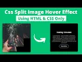Split Image Hover Effect Image Hover Effect in CSS