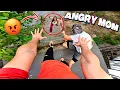 Download Lagu ESCAPING ANGRY MOM 16 @DumitruComanac (Funny Parkour POV Chase) #parkour #escaping #funny #viral 