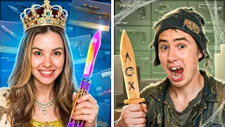 БОГАТЫЙ vs БЕДНЫЙ В STANDOFF 2!😱РЕШАЕТ ЛИ ГОЛДА?